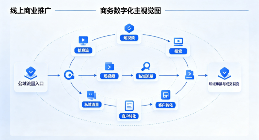 望奎县线上商业推广怎么做？全域流量闭环搭建与低成本转化实战指南